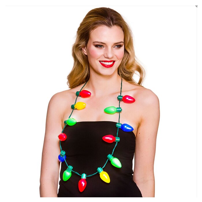 Wicked Costumes  Christmas Light Necklace - 13 LEDS