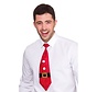 Glittery Christmas Tie - Santa