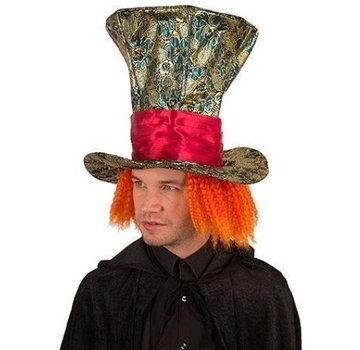 Partyline Hat Mad with orange hair