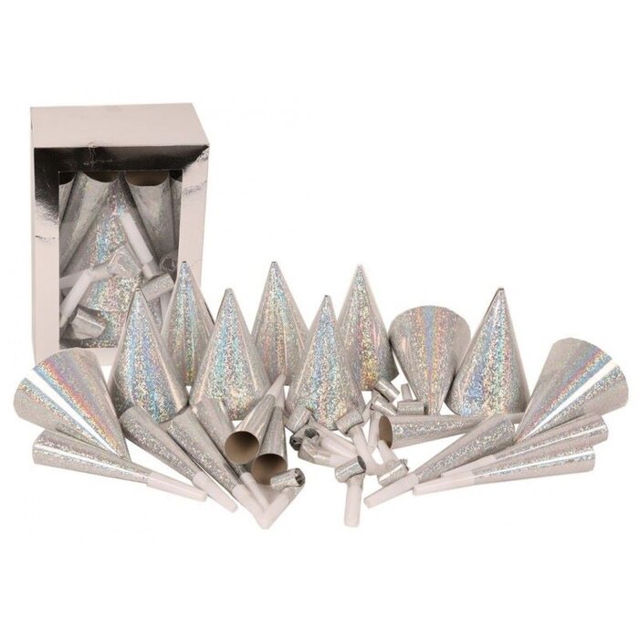 Partyline 30-delig Partypakket ( zilver ) voor 10 personen