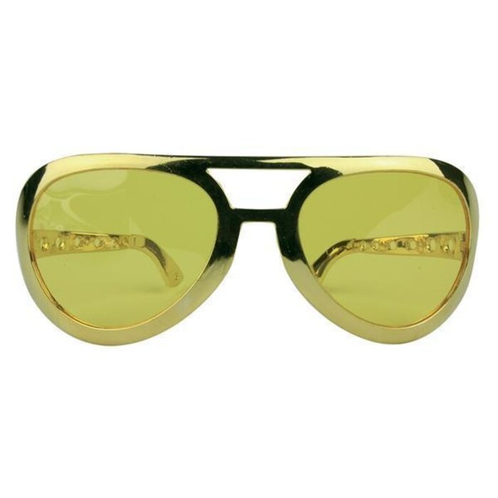 Partyline Big Gold Glasses Elvis