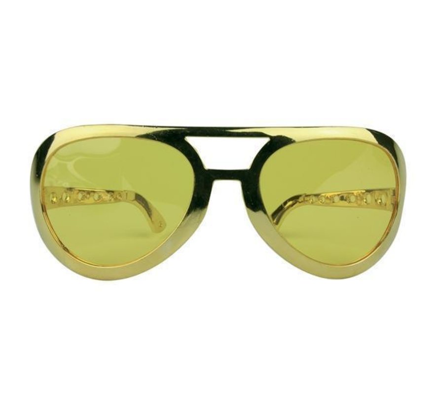 Grand lunette Elvis en or