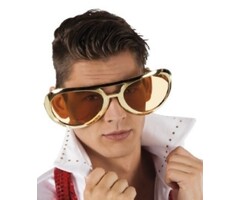 Partyline Mega Gouden Elvis Bril
