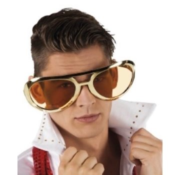 Partyline Big Gold Glasses Elvis