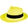 Chapeau de bandit jaune fluo
