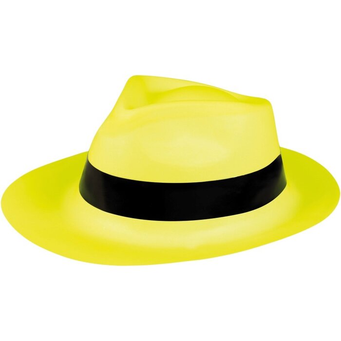 Partyline Chapeau de bandit jaune fluo