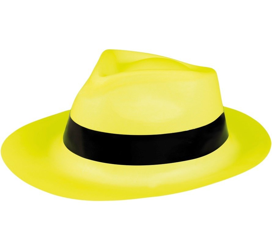 Neon yellow bandit hat