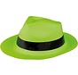 Chapeau de bandit vert fluo