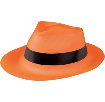 Partyline Chapeau de bandit  orange fluo