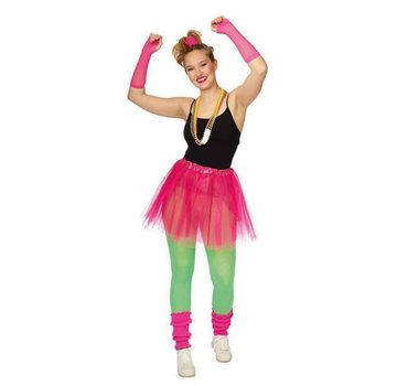 Partyline Ensemble de 4 pièces Tutu rose fluo