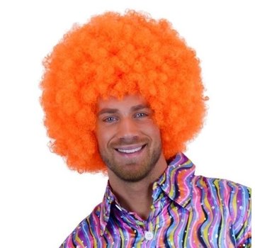 Partyline Neon Afro Wig Curler Orange