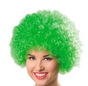 Partyline Neon Afro Wig Curler Green
