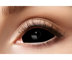 Eyecatcher Black Sclera lenzen 22 mm | Zwarte lenzen