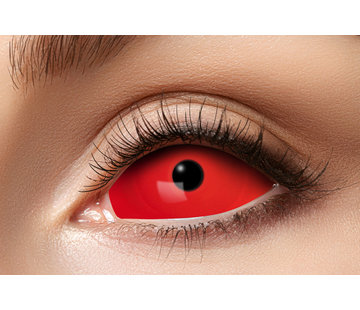 Eyecatcher Full Red Eye lentilles Sclera 22 mm