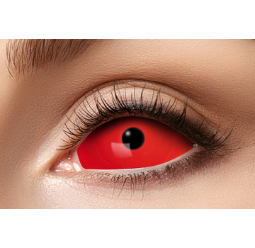 Eyecatcher Full Red Eye lentilles Sclera 22 mm