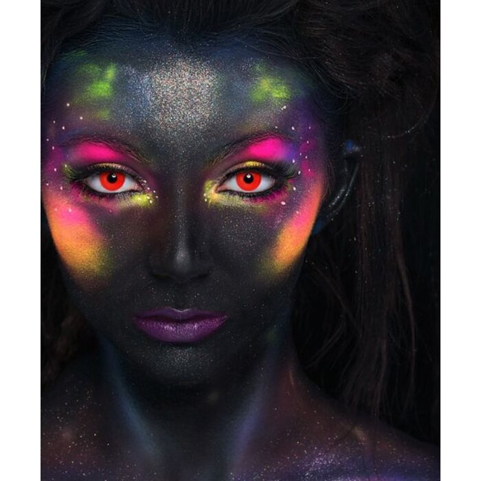 Aricona UV lentilles de couleur Rouge | lentilles annuelles