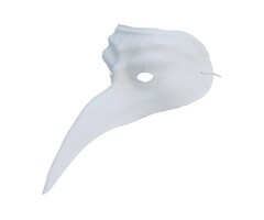 Partyline Masque vénitien blanc