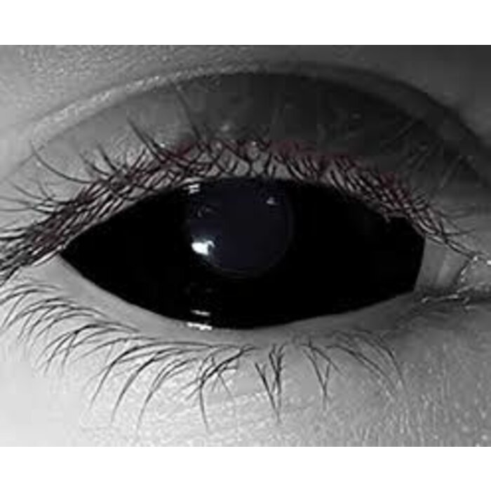 Partyline Black Sclera lenzen 22 mm