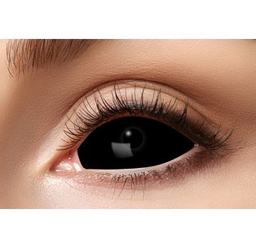 Partyline Black Sclera lenses 22 mm  | Black Lenses