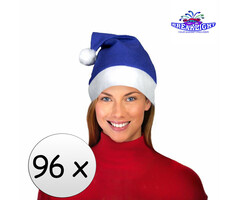 Breaklight.be 96 x Blauwe kerstmuts
