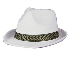 Partyline Chapeau Funk blanc