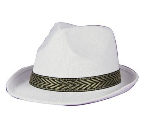 Partyline Chapeau Funk blanc