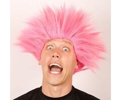 Partyline Wig Electric Shock Pink