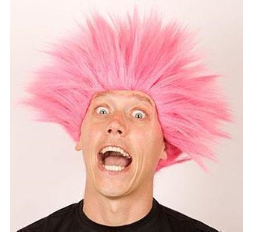 Partyline Wig Electric Shock Pink