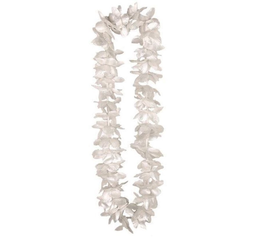 Collier Hawaii en argent | Guirlande de fleurs hawaïennes