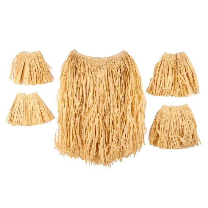 Partyline Raffia Set Natural (5)