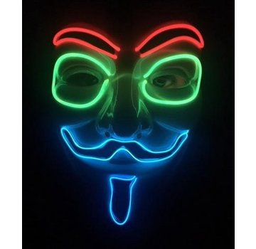 Breaklight.be Masker EL Wire Anonymous- V for Vendetta