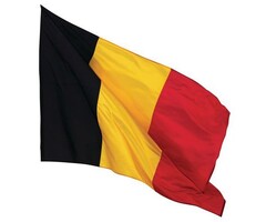 Funny Fashion Drapeau belge | Drapeau 150 cm - 90 cm