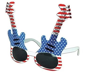 Partyline Glasses Guitar USA