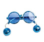 Disco Glasses blue with disco balls | Children's glasses