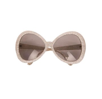 Partyline Lunettes Disco Brillant Argent