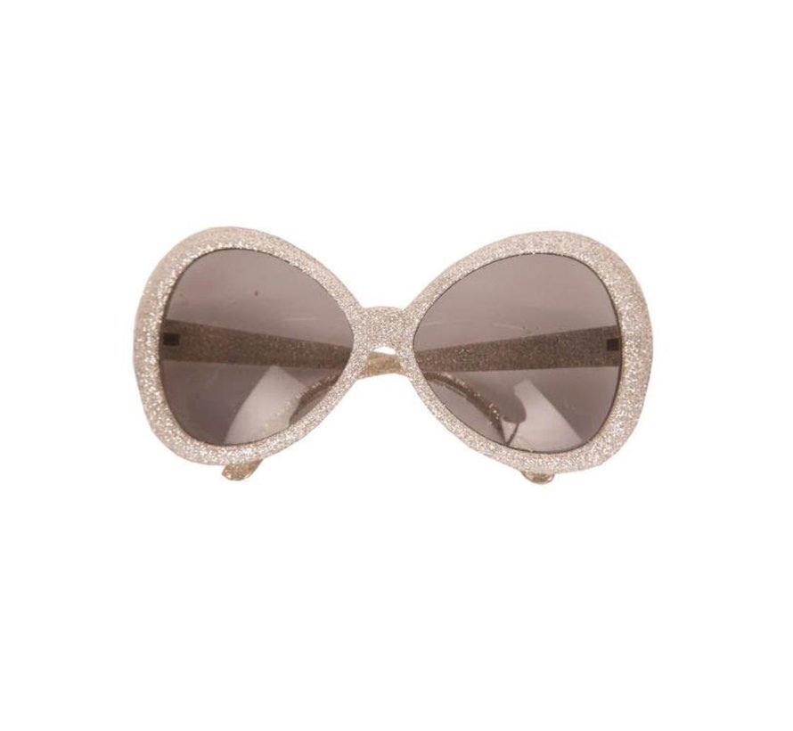 Lunettes Disco Brillant Argent