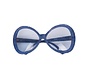 Lunettes Disco Brillant Bleu