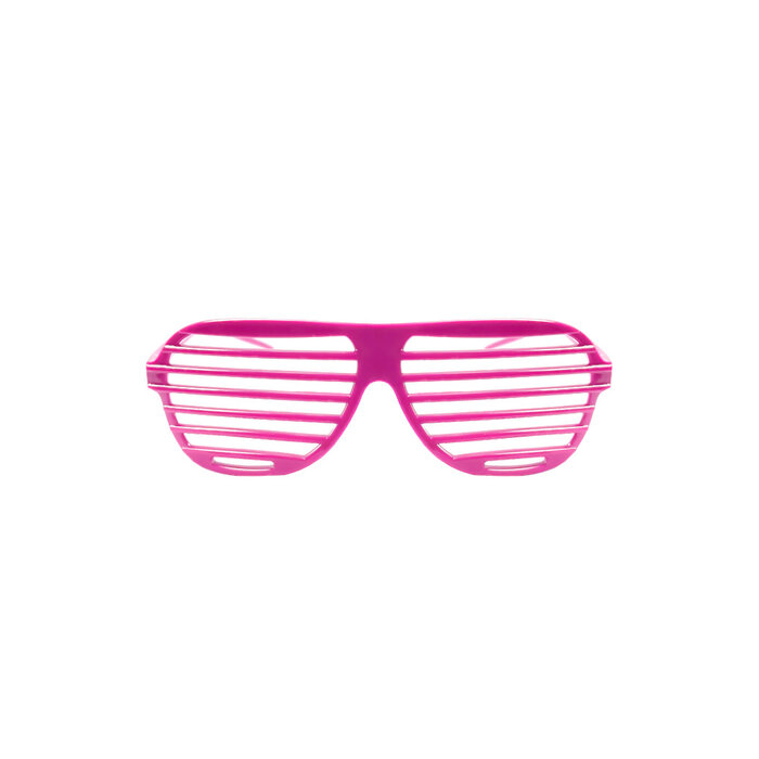 Partyline Disco Bril Screen Roze | Shutter Shade Roze