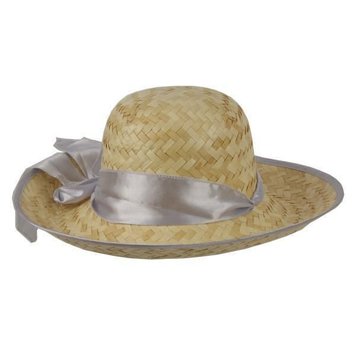 Partyline Straw Hat Lady + ribbon