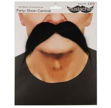 Partyline Mustache Gringo | Big black fake mustache