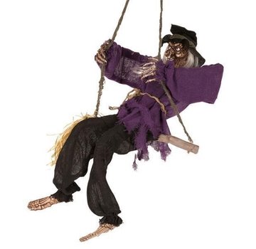 Partyline Deco Moving Witch 90 cm | Halloween Light and sound