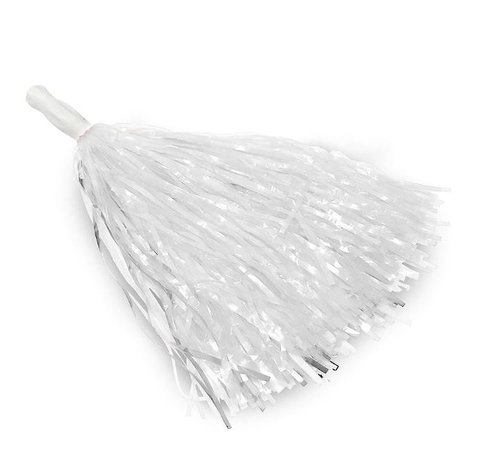 Partyline Pom Pom Cheerleader | White Pom Pom