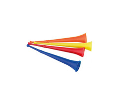 Funny Fashion Vuvuzela 48 cm 4 pieces | 4 color vuvuzela pack