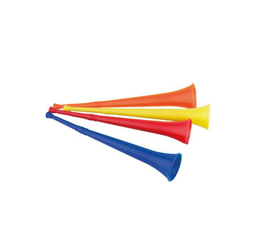 Funny Fashion Vuvuzela 48 cm 4 pièces | Pack 4 couleurs Vuvuzela