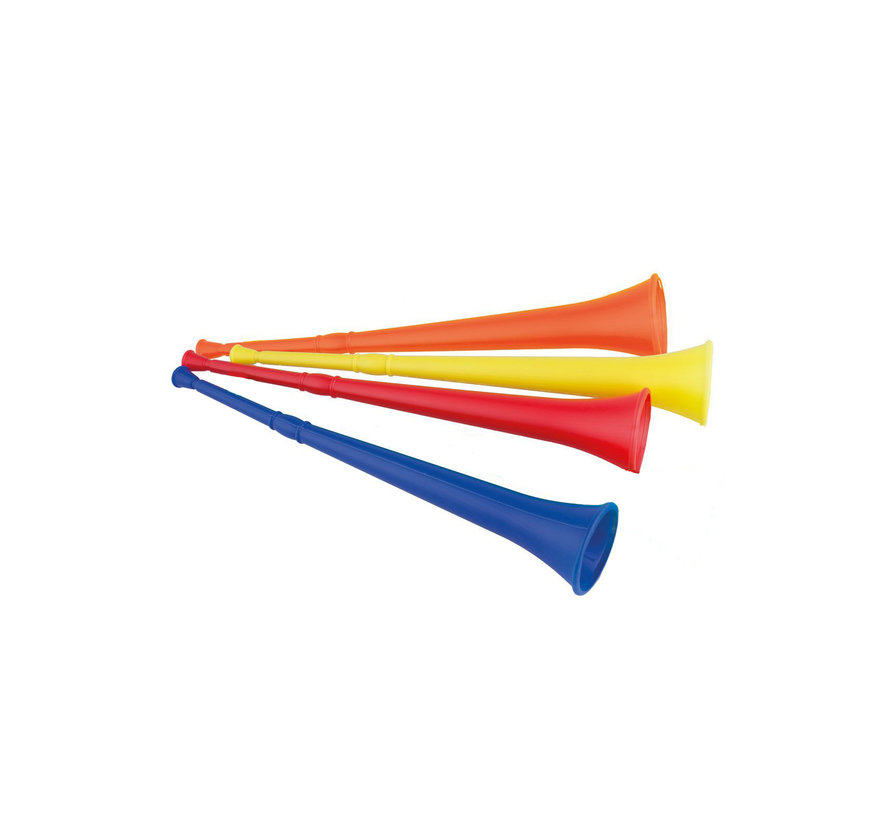 Vuvuzela 48 cm 4 pièces | Pack 4 couleurs Vuvuzela