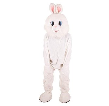 Partyline Costume Plush White Rabbit | Mascot Costume