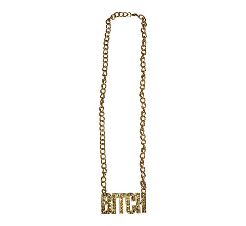 Partyline Collier Bitch | Chaîne en or