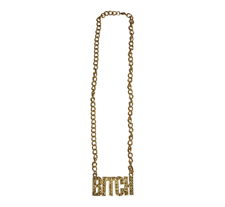 Collier Bitch | Chaîne en or