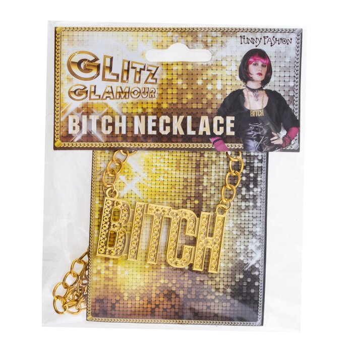 Partyline Collier Bitch | Chaîne en or