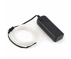 Breaklight.be EL Wire 2 meter wit / elektroluminescente draad wit